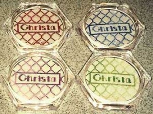 Personalized Coasters (Christa)